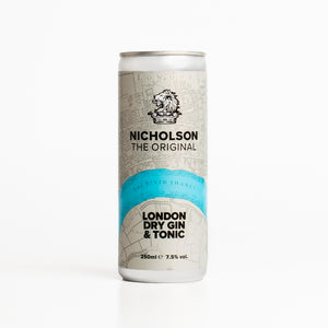 Nicholson Dry Gin and Tonic - Pack of 12