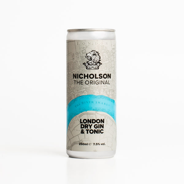 Nicholson Dry Gin and Tonic - Pack of 12